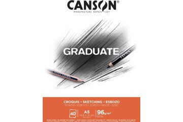 Canson Eskiz Bloğu Graduate Croquıs 40 Syf A5 96 GR
