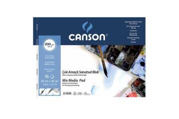 Canson Fınface 1557 Resim Blokları Çok Amaçlı 200 GR 25x35 15 YP