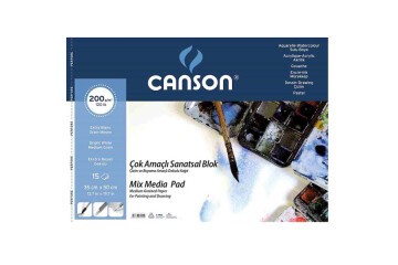 Canson Fınface 1557 Resim Blokları Çok Amaçlı 200 GR 35x50 15 YP