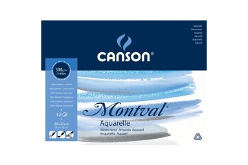 Canson Montval Sulu Boya Blok Pad Canmontv 12 Syf 24x32 300 GR