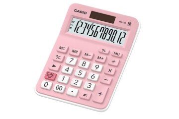 Casio MX-12B-PK Pembe 12 Hane Masa Üstü Hesap Makinesi