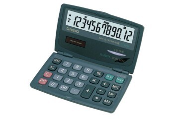 Casio SL-220TE 12 Hane Cep Tipi Kapaklı Hesap Makinesi