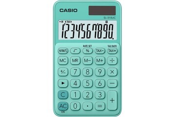 Casio SL-310UC-GN Cep Tipi 10 Hane Yeşil Hesap Makinesi