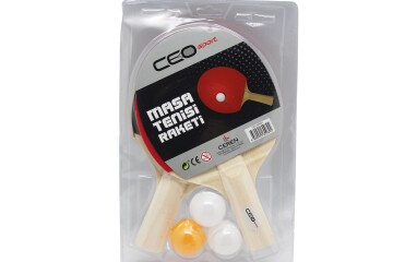 Ceo Sport Masa Tenisi Seti 2 Raket+3 Top CEO-SP0001