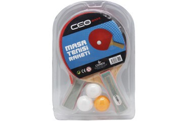 Ceo Sport Masa Tenisi Seti 2 Raket+3 Top CEO-SP0004