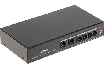 Dahua PFS3006-4ET-36 6 Port 10-100 (4 Poe + 2fe Uplınk Toplam 36W Poe)