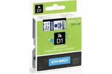 DYMO S0720690 D1 Yedek Şerit 9 mmx7mt Beyaz-Mavi 40914