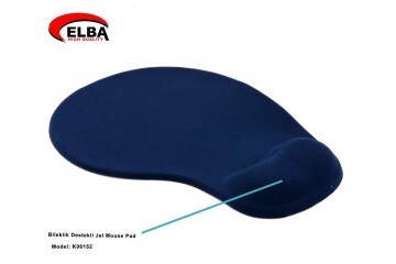 Elba K06152 Bileklikli Jel Mouse Pad Mavi