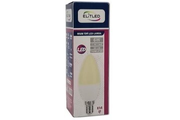 ELİTLED MUM BEYAZ AMPUL 6W