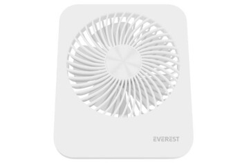 Everest EFN-601 Beyaz 2000mAh 4 Kademeli 4000RPM Hız Metal Ayak Masaüstü Usb Fan