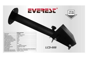 Everest LCD-608 50-50 10-24 Tv Tavan Askı Aparatı