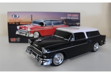 EVERTON RT-1952 Siyah Arabalı  Bluetooth Fm-Usb-Tf-Aux Şarjlı Nostaljik Radyo