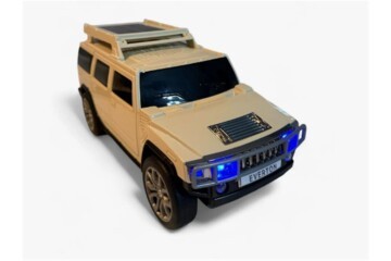 Everton RT-1971 (KREM) Jeep Araba Görünümlü Bluetooth Hoparlör – TF Kart - USB - FM Destekli