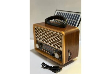 Everton Rt-735 Solar Enerjili Nostajık Radyo Bluetooth usb-fm-radyo