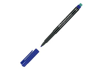 Faber-Castell Asetat Kalemi Permanent M Seri Mavi 15 25 51