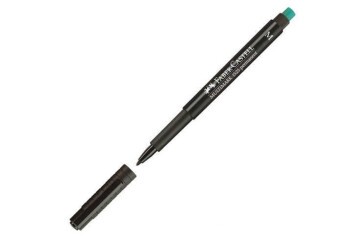 Faber-Castell Asetat Kalemi Permanent M Seri Siyah 15 25 99