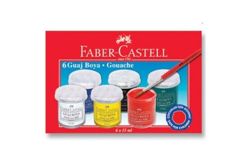 Faber-Castell Guaj Boya 6 Renk 15 ML 5170 160400