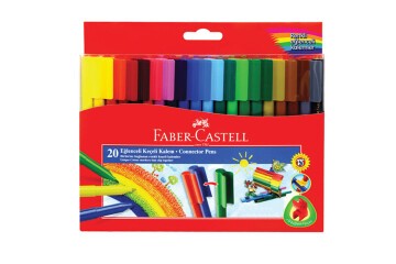 Faber-Castell Keçeli Kalem Eğlenceli 20 Renk