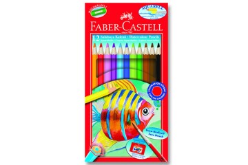Faber-Castell Kuru Boya Aqr. 12 Renk Karton Kutu