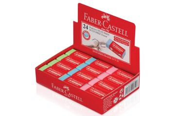 Faber-Castell Öğrenci Silgisi Dust Free 24 LÜ Renkli 18 71 25