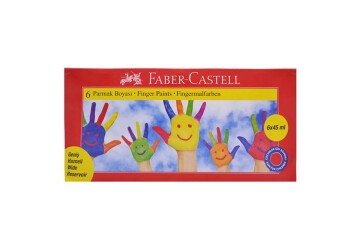 Faber-Castell Parmak Boyası 45 ML 6 Renk 5170 160422