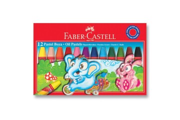 Faber-Castell Pastel Boya Red Line Karton Kutu Köşeli 12 Renk 5282 125312