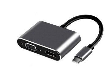 FRISBY FA-7678C Type-c - HDMI+VGA 4Kx2K Adaptör