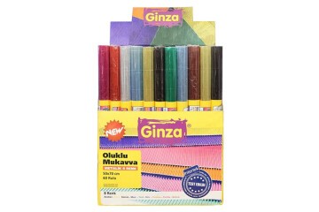 Ginza Oluklu Mukavva Metalik 60 Lı Set No:965