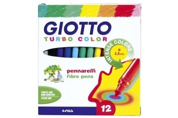 Giotto Keçeli Boya Kalemi 12 Renk 416000