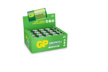 GP Greencel R20 Kalın D Boy Çinko Pil 20li Paket GP13-2S2