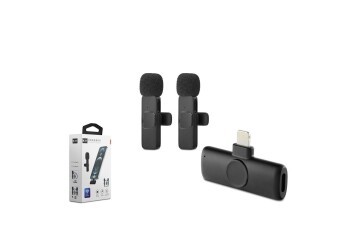 Hadron HDX2786 Kablosuz  Çift Yaka Mikrofonlu  Lighting Son derece hassas 20 metre erişilebilir