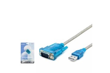 HADRON HDX7512 USB TO RS232 KABLO 84CM SILVER