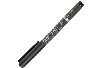 Hi-Text Asetat Kalemi Permanent M Seri Siyah 780