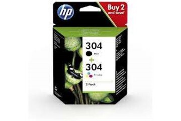 HP 304 Black-Color Siyah-Renkli Multi Paket 3JB05AE