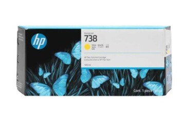 HP 738 Yellow Sarı 300ML Plotter Kartuşu 676M8A