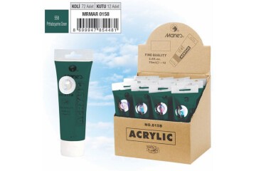 Maries Akrilik Boya 75 ML Phthalocyanine Yeşil 815-558