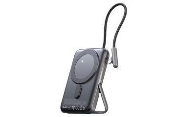 MCDODO MC-1811 10.000mAh 20W MANYETİK KABLOSUZ ŞARJ CİHAZI DAHİLİ TYPE-C KABLOSU Siyah