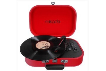 Mikado Nostalgia MN-101 Pikap Kırmızı Usb+RCA+Bluetooth Destekli Müzik Kutusu