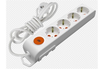 Mutlusan Rı-Tech 4lü 2mt AnahtarTopraklı  Grup Priz  (001 175 420002 02 00)