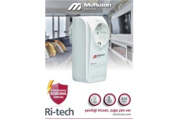 Mutlusan Tekli Şok Korumalı  Priz (001 888 100004 00 00)