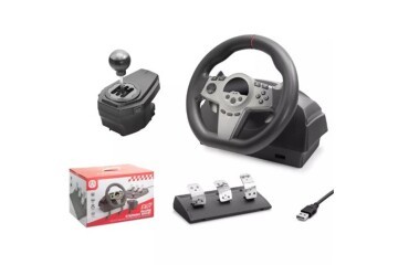 Nodar Nd757 Direksiyon Seti Siyah 270° Ps4-Ps3-Pc-Xbox One-N-Sw-Xbox Series-S P4 Slim P4 Pro Siyah