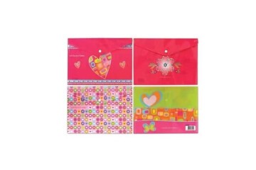 Noki Baskılı Çıtçıtlı Evrak Zarfı Kız 3105