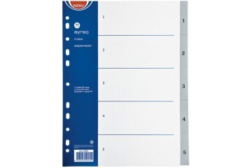 Noki Seperatör 1-5 Rakamlı Plastik A4 59205