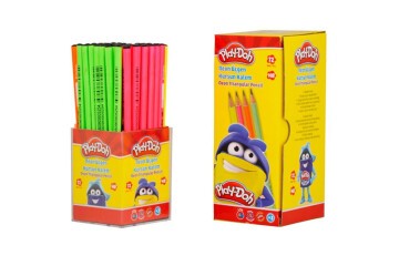 Play-Doh Kurşun Kalem Neon 72 Li Play-KK018