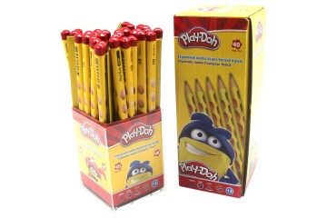 Play-Doh Kurşun Kalem Oluklu Jumbo Üçgen 40 Lı PLAY-KK014
