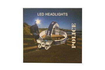 Polıce PS-2365 5li  Renkli Işıklı, Şarjlı Kafa Feneri