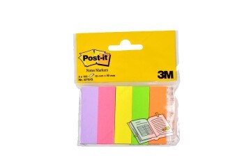 Post-it İndeks 100 YP 15x50 Fosforlu 5 Renk 670-5