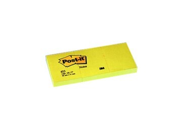 Post-it Yapışkanlı Not Kağıdı 3 Blok 100 YP 38x51 Sarı 653