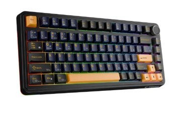 Rampage Quell Siyah Hot Swap 2.4G + BT Wireless RGB Gasket Oil Switch Türkçe Q PBT  Mekanik Klavye