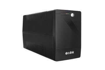 S-link MIGHT U200 2000VA UPS 12V9Ah-2 1200W Siyah Line-Interactive Kesintisiz UPS Güç Kaynağı